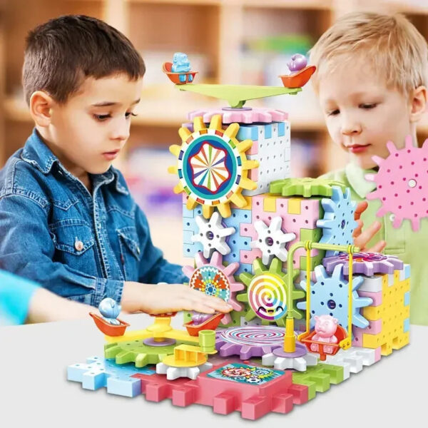 Educational STEM Electric Gears Blocks Toy - Image 4