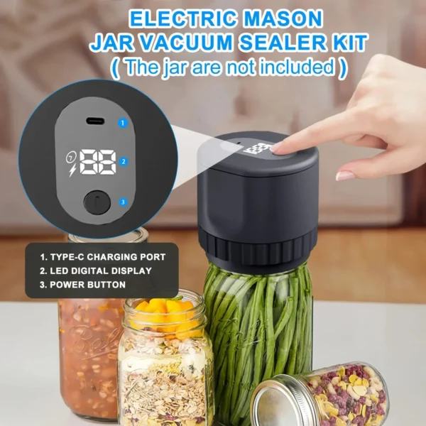 Electric Mason Jar Vacuum Sealer - Image 5