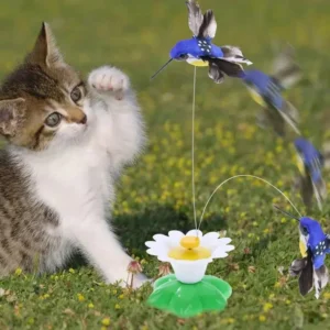 Electric Rotating Bird Teasing Cat Toy