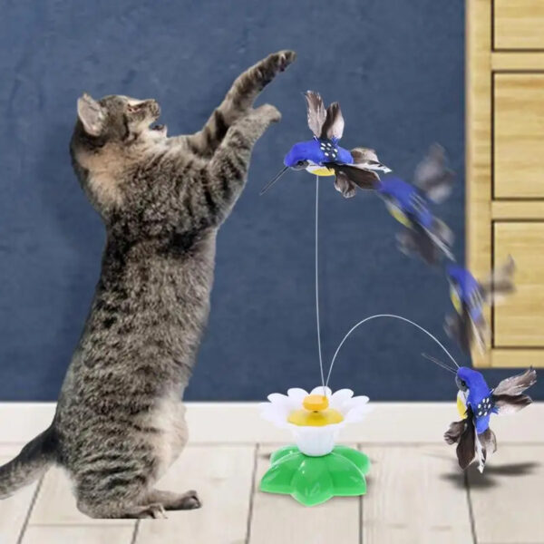 Electric Rotating Bird Teasing Cat Toy - Image 5