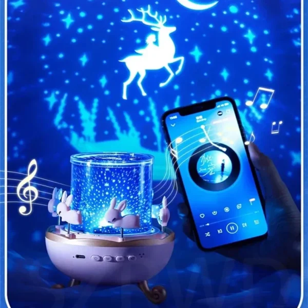 Films & Soothing Sounds Projector Night Lights for Kids - Image 4