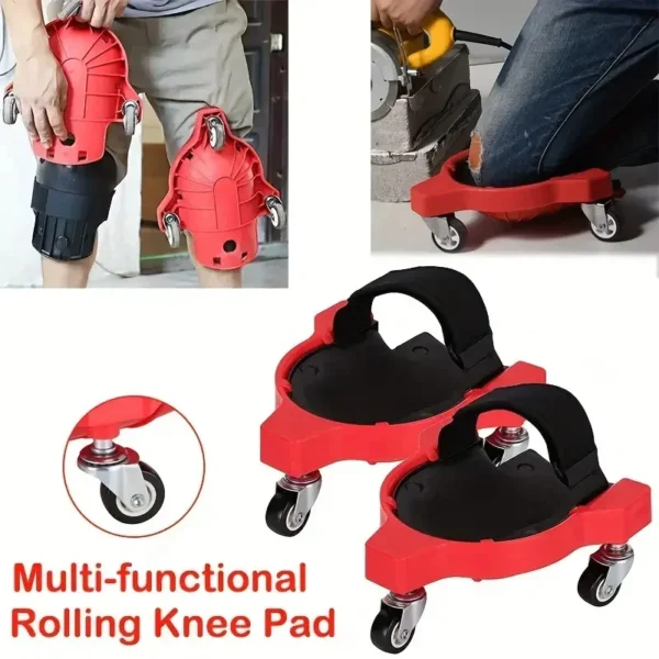 Floor Work Rolling Protective Knee Pads - Image 2