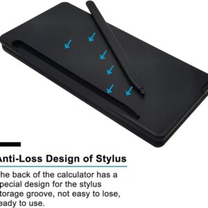 Foldable Digital Drawing Pad Calculator with Stylus