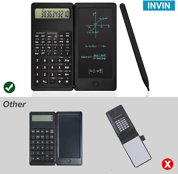Foldable Digital Drawing Pad Calculator with Stylus - Image 2
