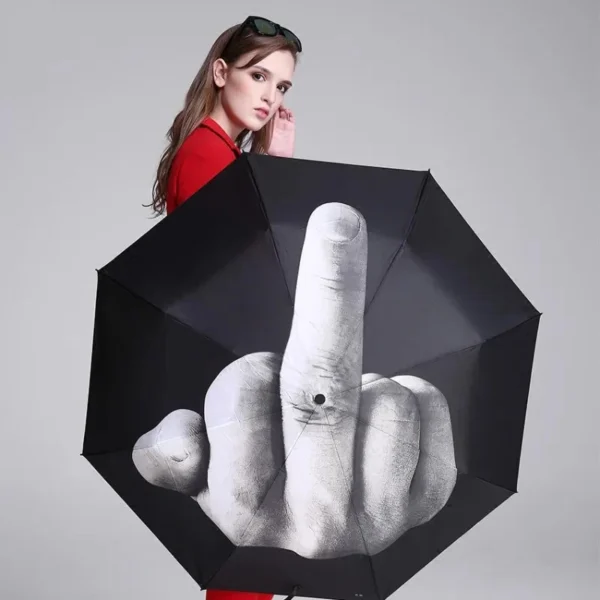 Funny Middle Finger Umbrella