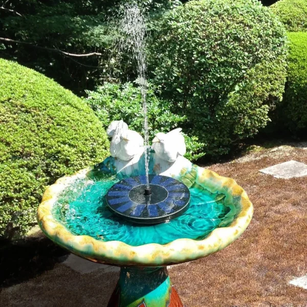 Garden Solar Powered Fountain - Image 2