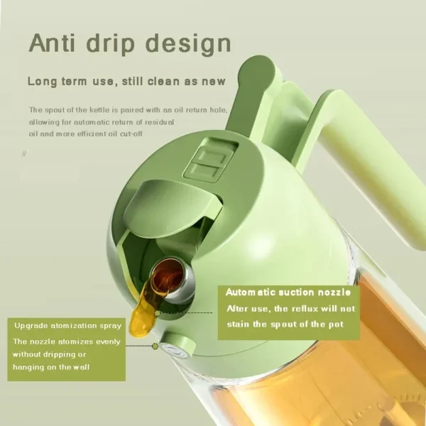Glass Oil Sprayer & Dispenser - Image 3