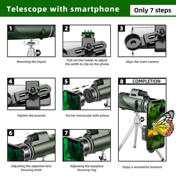High Definition Portable Monocular Telescope - Image 3