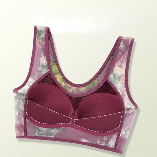 Ice Silk Lace Cooling Comfort Bra - Image 3