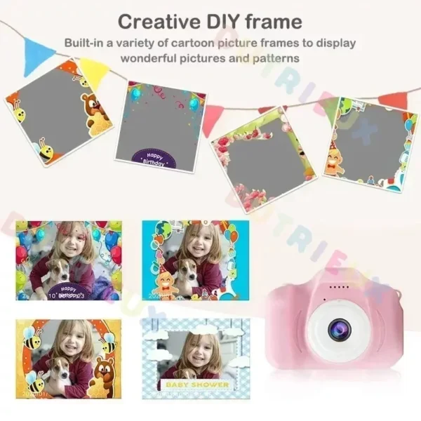 Kids Digital Mini DSLR Camera - Image 3