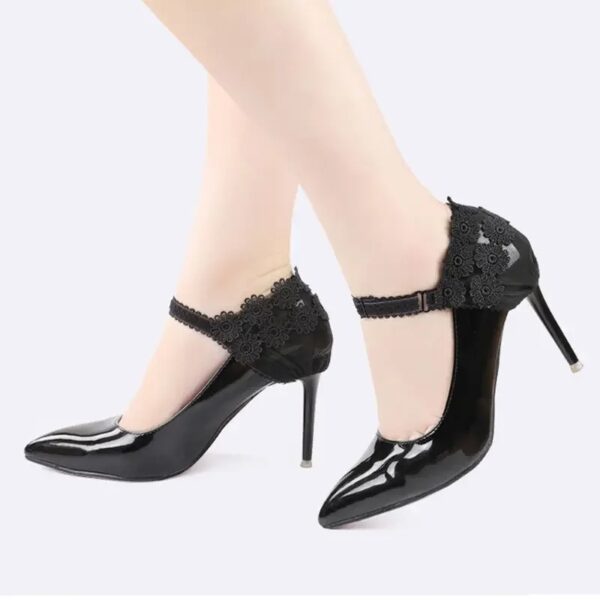 Lace High Heels Shoe Straps - Image 3