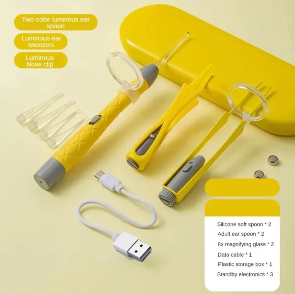 Luminous Ear Spoon Set Ear Wax Remover - Image 7