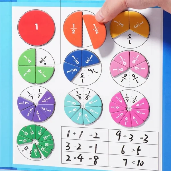 Magnetic Fraction Educational Puzzle - Image 3