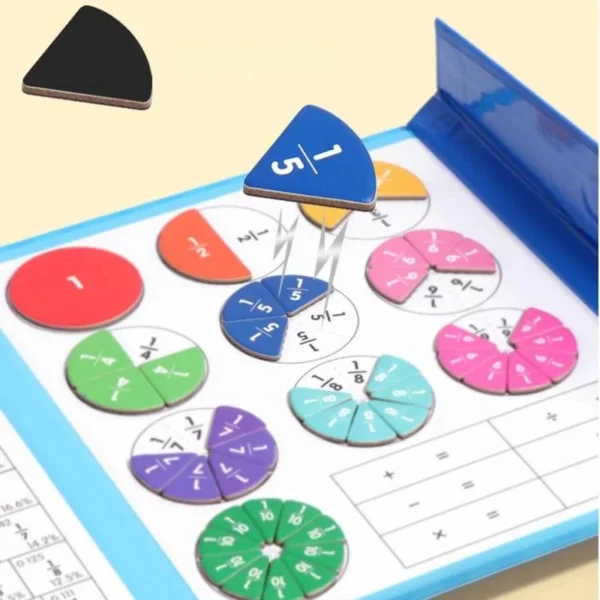 Magnetic Fraction Educational Puzzle - Image 4