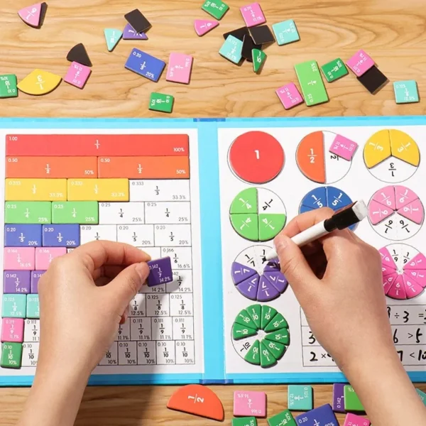 Magnetic Fraction Educational Puzzle - Image 5