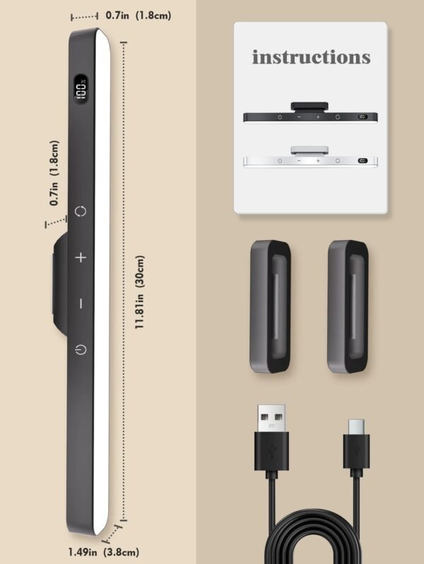Magnetic Rechargeable Long Battery Life Touch Lamp - Image 5