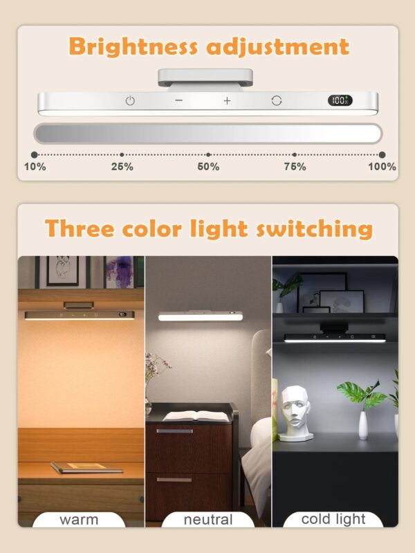 Magnetic Rechargeable Long Battery Life Touch Lamp - Image 4