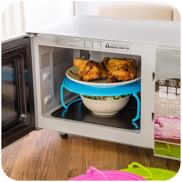 Microwave Oven Steamer Storage Rack - Image 4