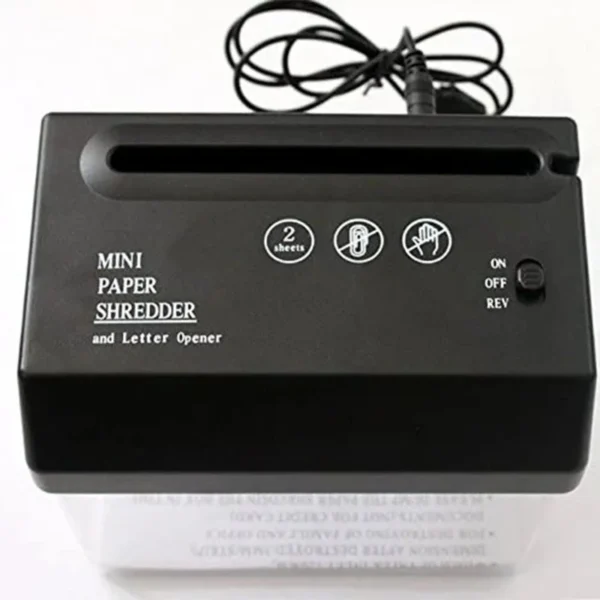 Mini Paper Shredder - Image 3