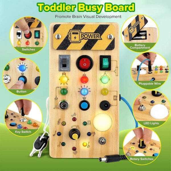 Montessori Wooden Switch Board - Image 2