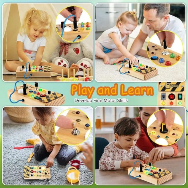Montessori Wooden Switch Board - Image 5