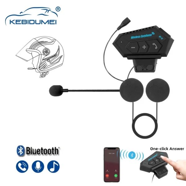 Motorcycle Helmet Bluetooth Headset - Image 5