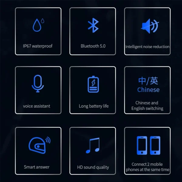 Motorcycle Helmet Bluetooth Headset - Image 6