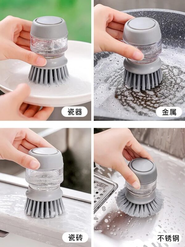 Multifunctional Pressing Cleaning Brush - Image 3