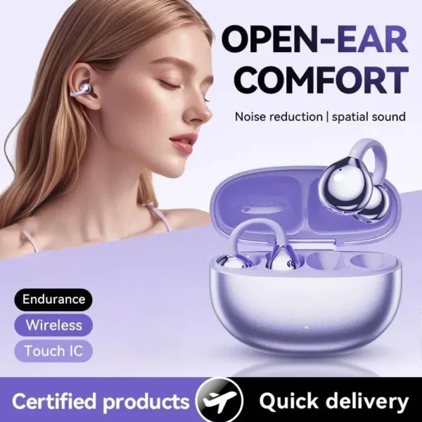 Open Ear Clip Headphones - Image 2