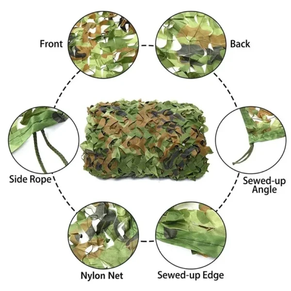 Outdoor Camouflage Netting 2x4M - Image 2