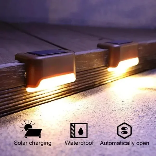 Outdoor LED Solar Lamp -4PCS - Image 2