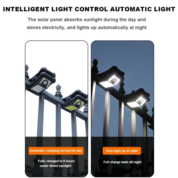 Outdoor Motion Sensor Solar LED Clip Lights - Image 5