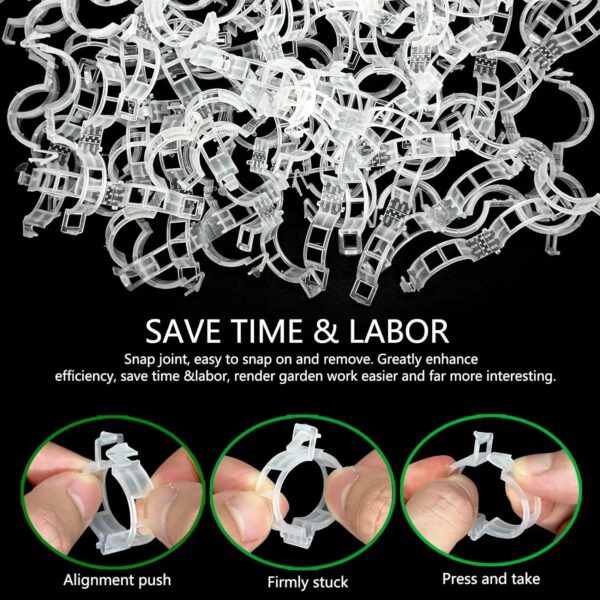 Plant Support Clips-100PCS - Image 5