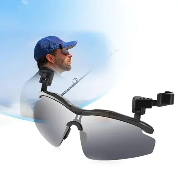 Polarized Clip Cap Sunglasses - Image 2