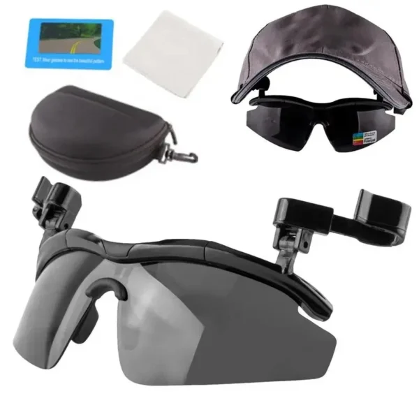 Polarized Clip Cap Sunglasses - Image 3