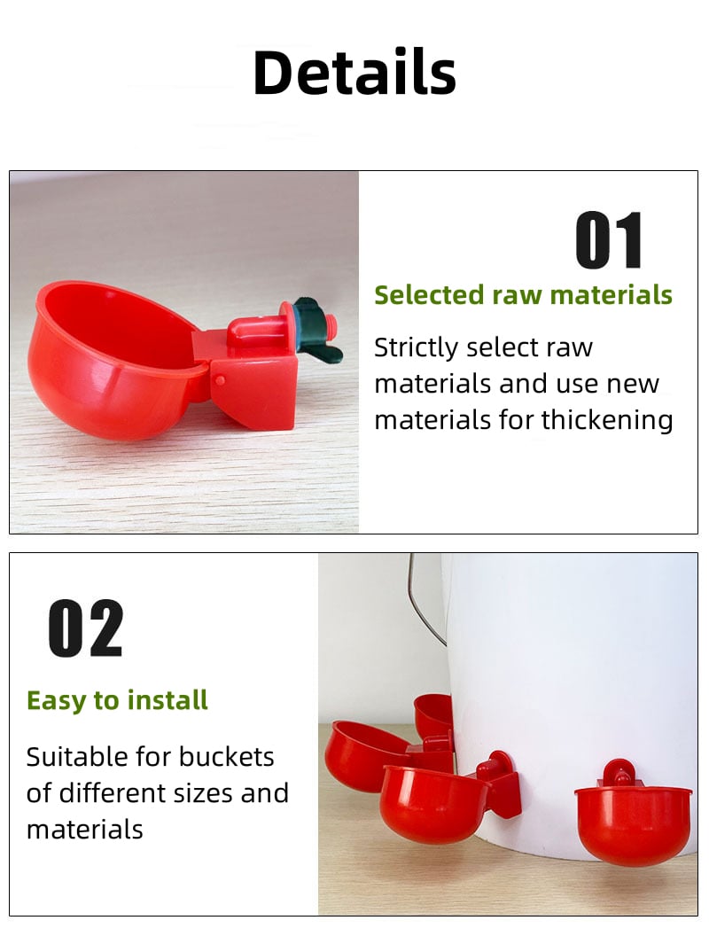 Poultry automatic waterer (10 Pcs) - Image 4