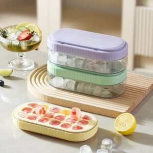 Press-Type Silicone Ice Cube Trays