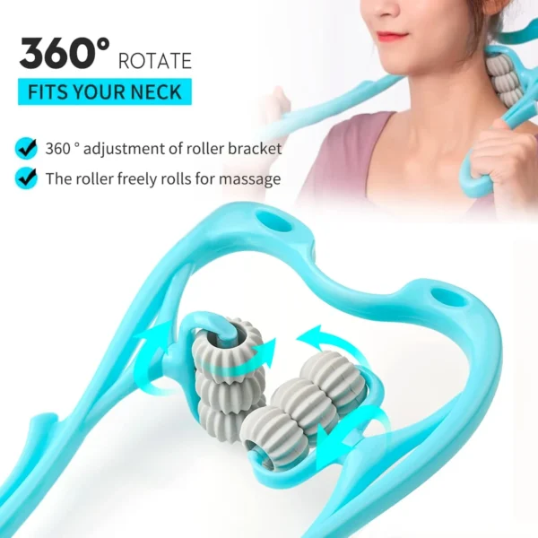Pressure Point Therapy Roller Neck Massager - Image 2