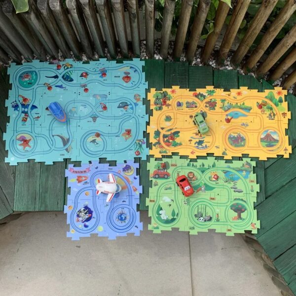 PuzzleRacer - Kids Car Track Set - Image 6