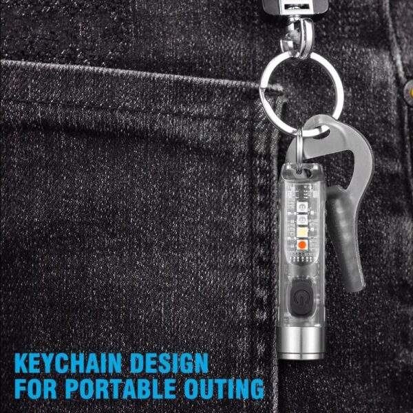 Rechargeable Mini Powerful Keychain Flashlight - Image 7