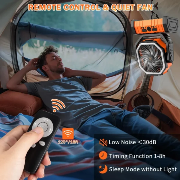 Rechargeable Portable Camping Fan