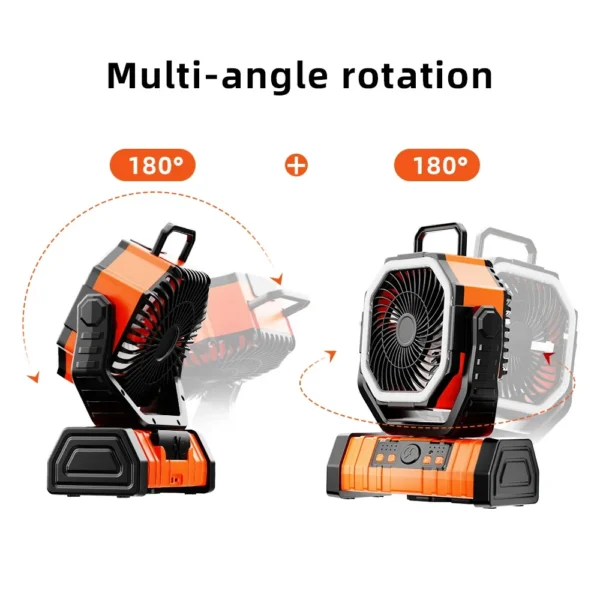 Rechargeable Portable Camping Fan - Image 4