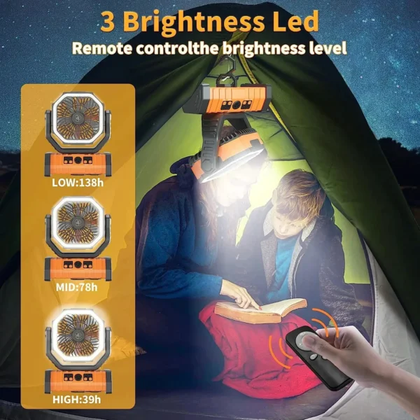 Rechargeable Portable Camping Fan - Image 5