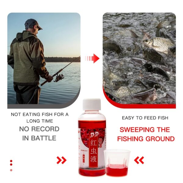 Red Worm Fish Attractant - Image 3