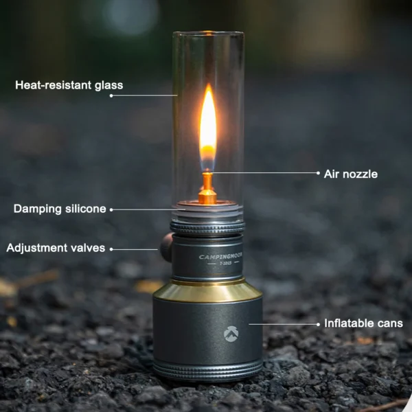 Refillable Gas Lantern Retro Candle light - Image 2