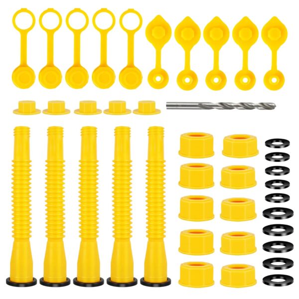 Replacement Gas Can Spout -Set with 8MM Drill - Image 2