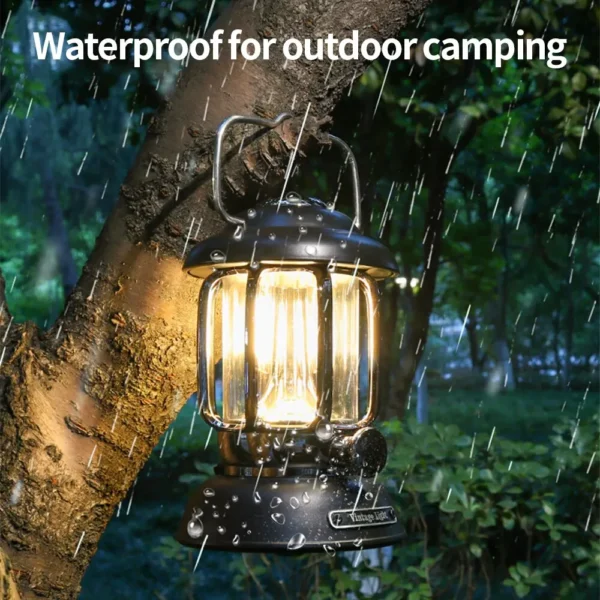 Retro Portable Camping Lantern - Image 2