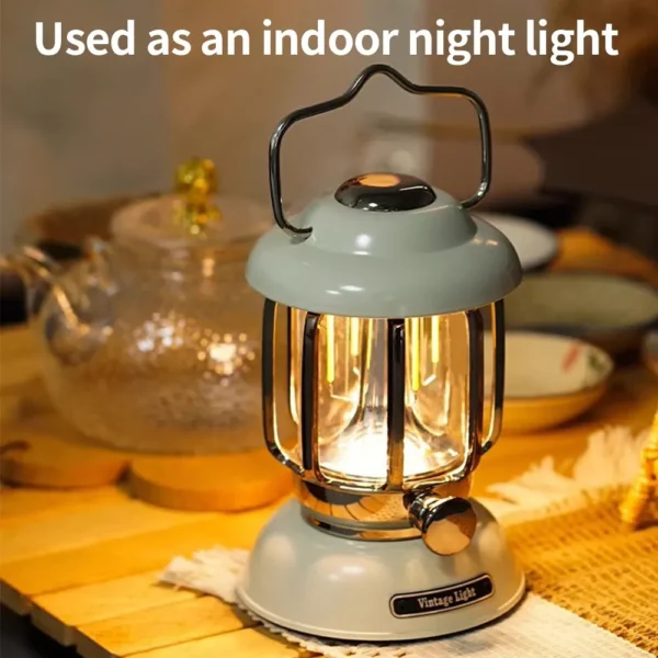 Retro Portable Camping Lantern - Image 3