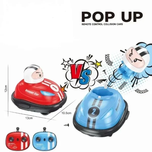 Road Rage Mini RC Speed Bumper Cars - Image 6