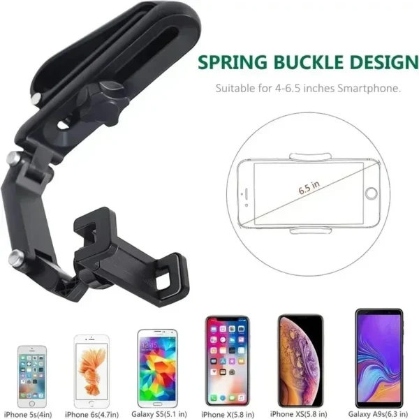 Rotatable and Retractable Car Phone Holder - Image 2
